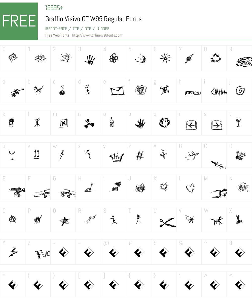 FF Graffio Font Screenshots
