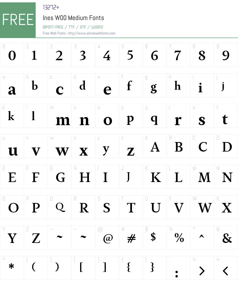 Ines Font Screenshots
