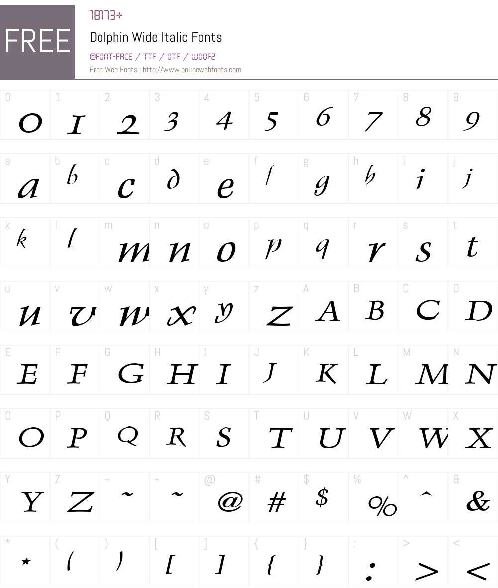 Dolphin Wide Font Screenshots
