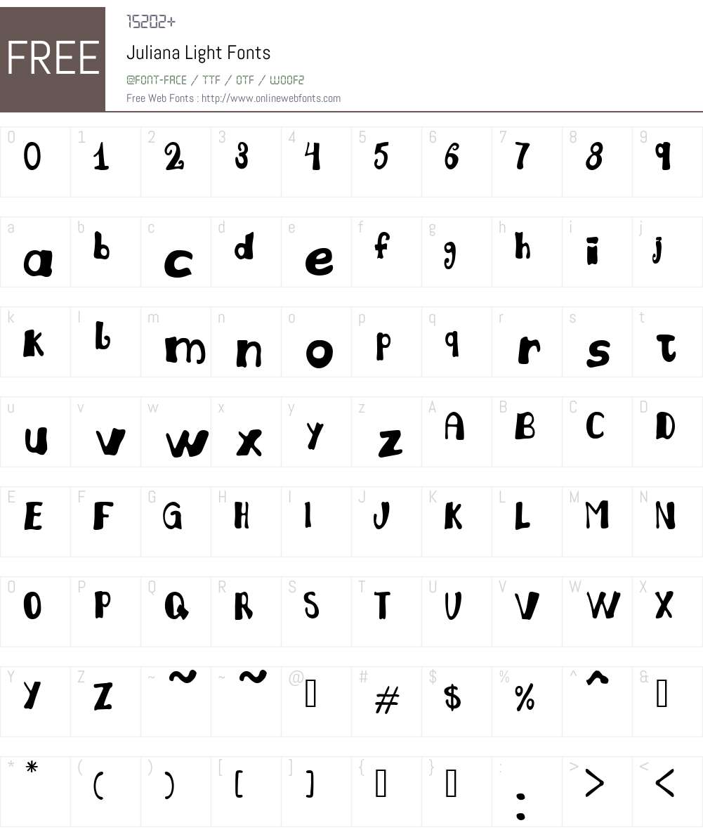 Juliana Font Screenshots