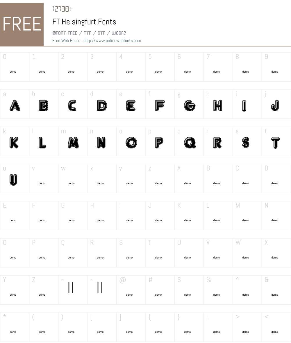 FT Helsingfurt Font Screenshots