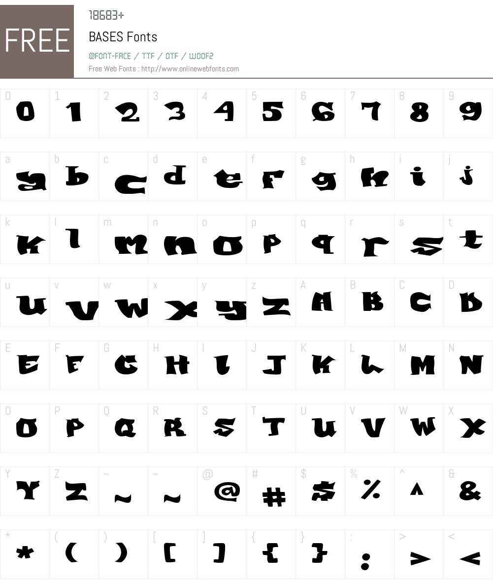 BASES 1.00;December 2, 2021;FontCreator 12.0.0.2563 64-bit Fonts Free ...