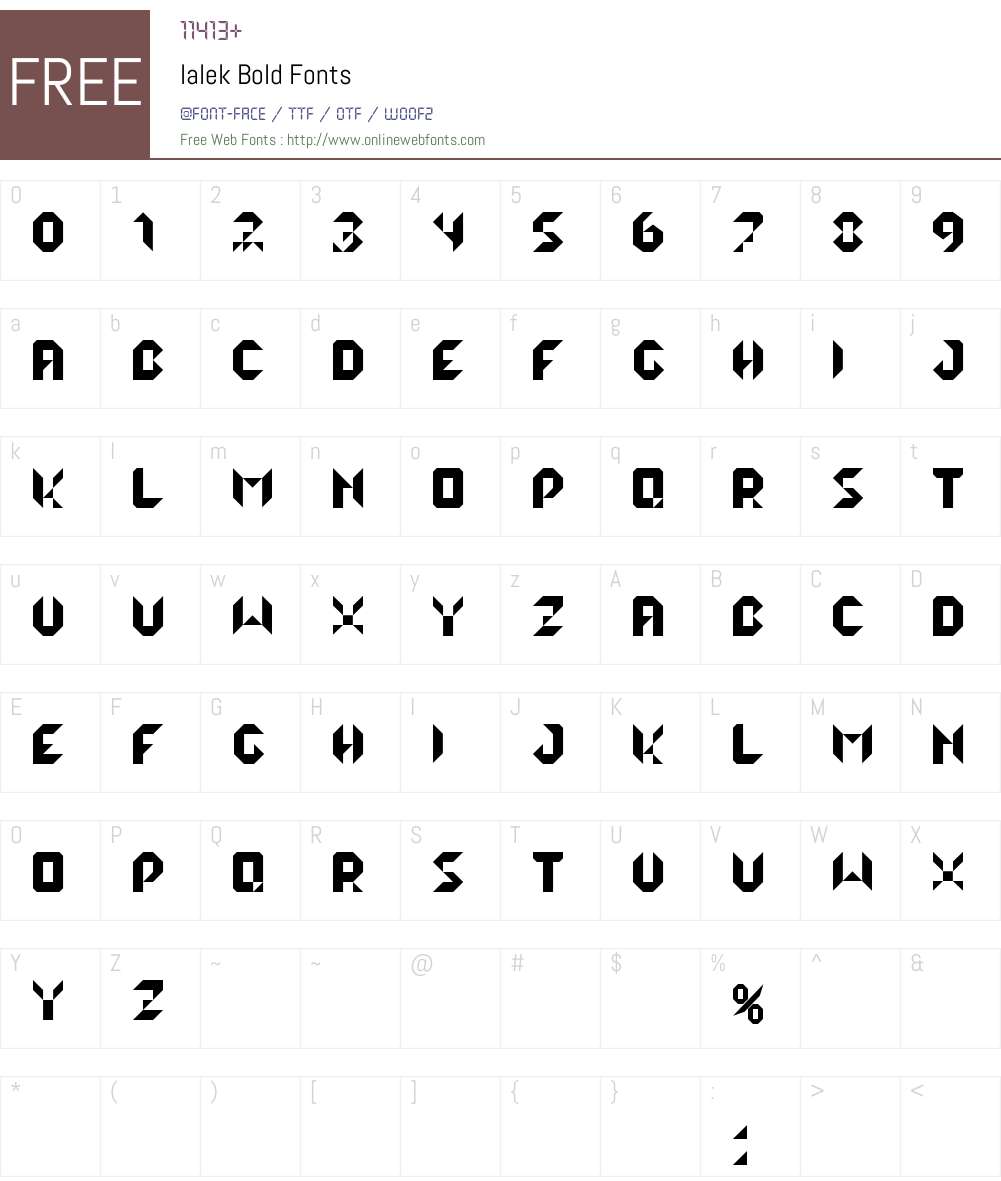 lalek Font Screenshots