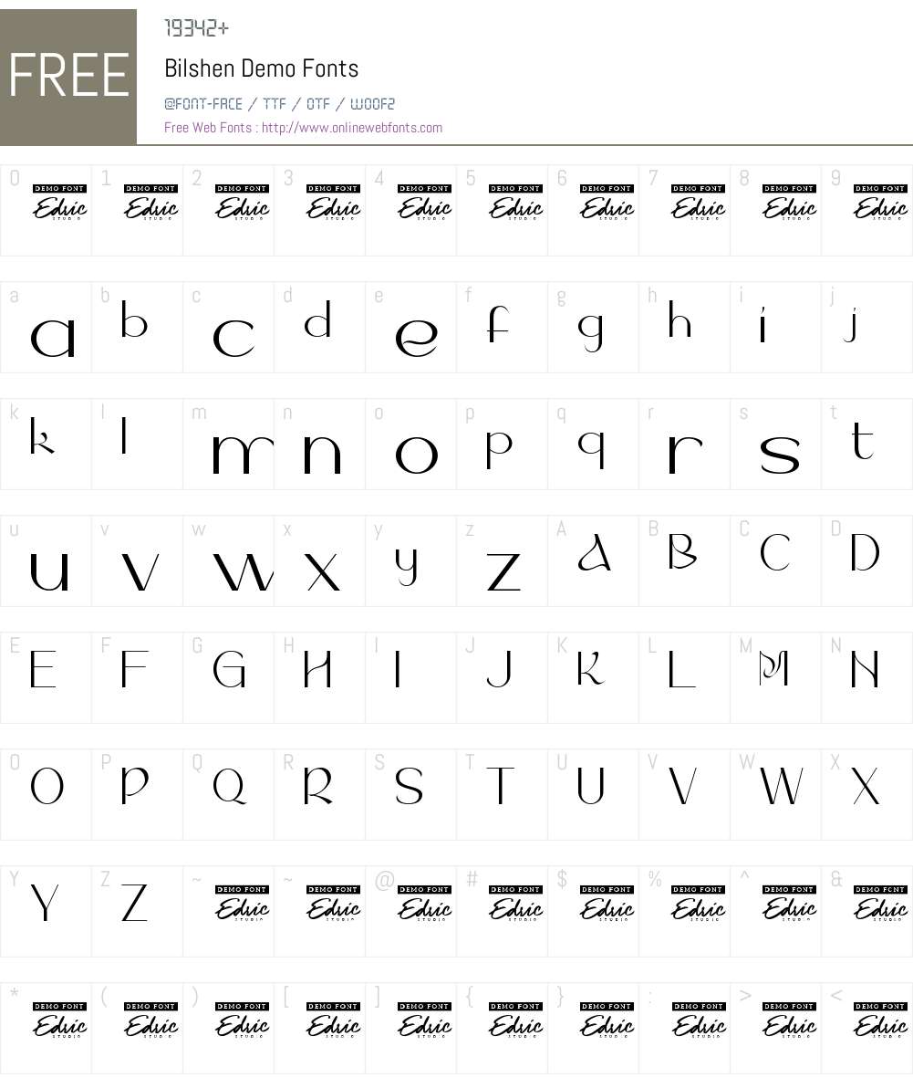 Bilshen Demo 1.001;Fontself Maker 3.5.7 Fonts Free Download ...