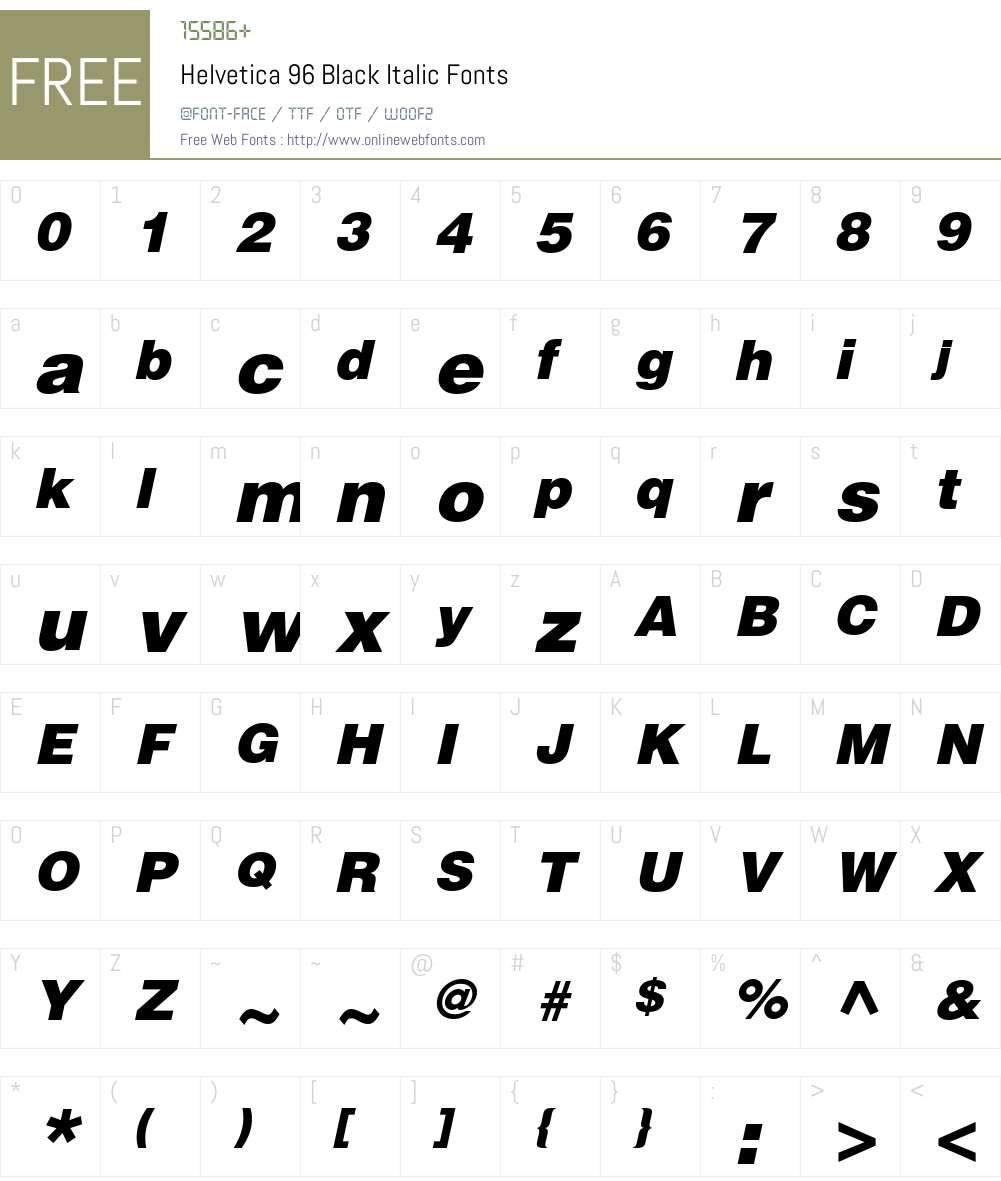 Helvetica Black 1.00 Fonts Free Download - OnlineWebFonts.COM