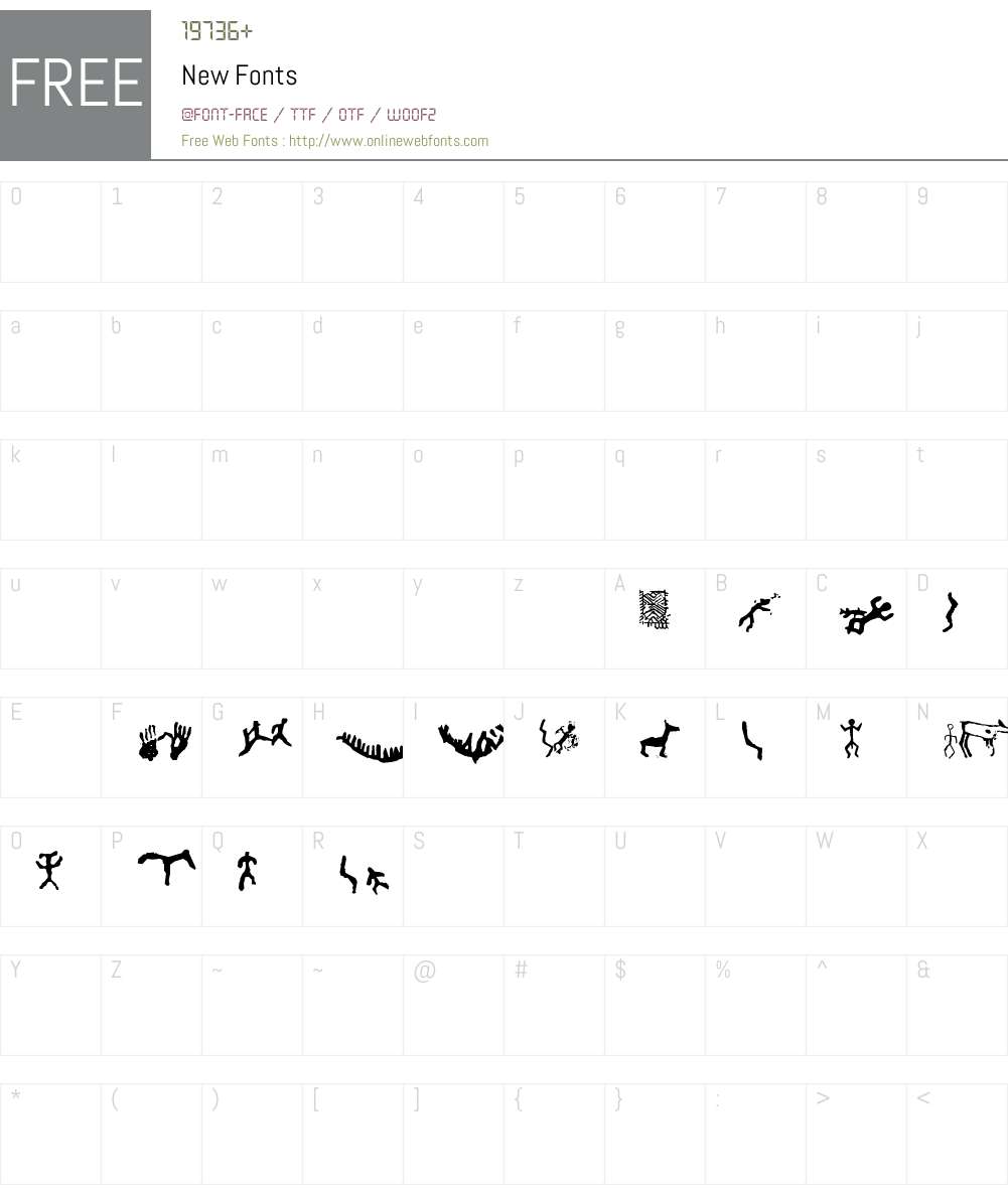 New Font Screenshots