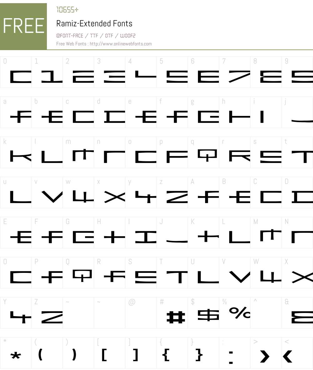 Ramiz Font Screenshots