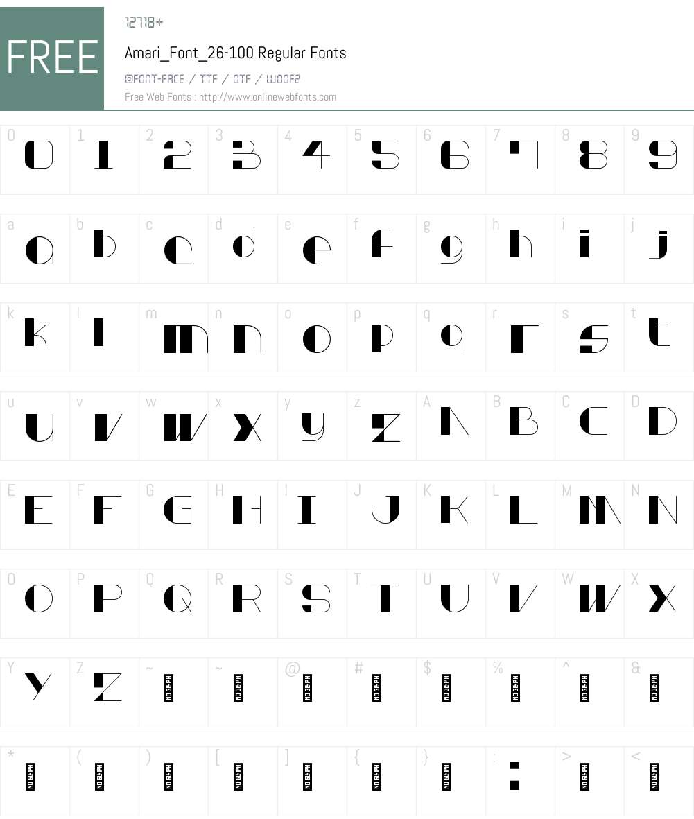 Amari_Font_26-100 1.000;FEAKit 1.0 Fonts Free Download - OnlineWebFonts.COM