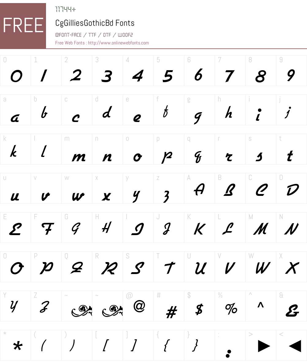Cg Font Screenshots