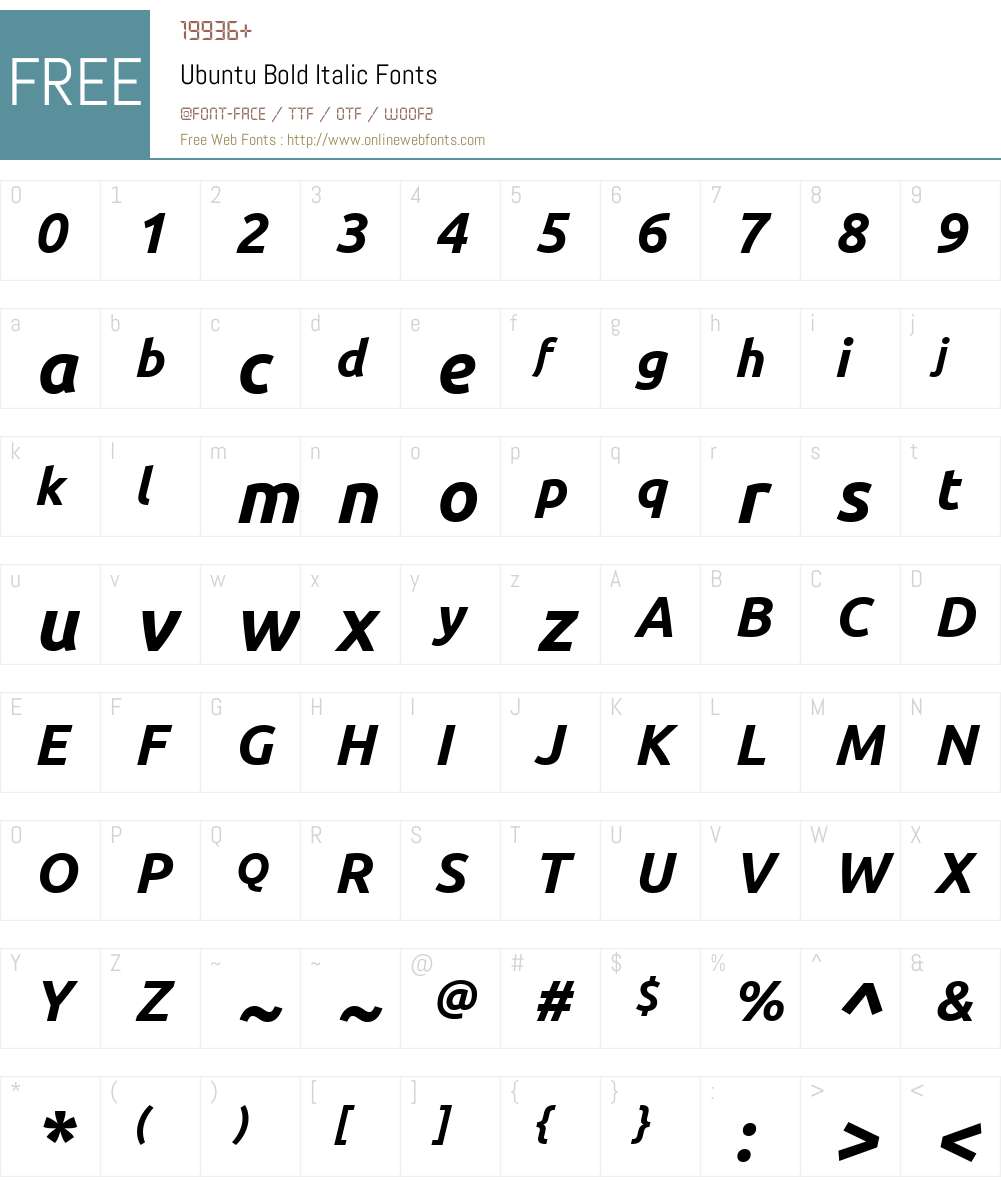 Ubuntu Font Screenshots