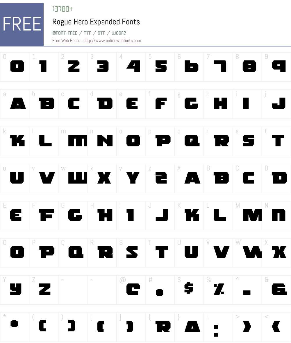 Rogue Hero Expanded Font Screenshots