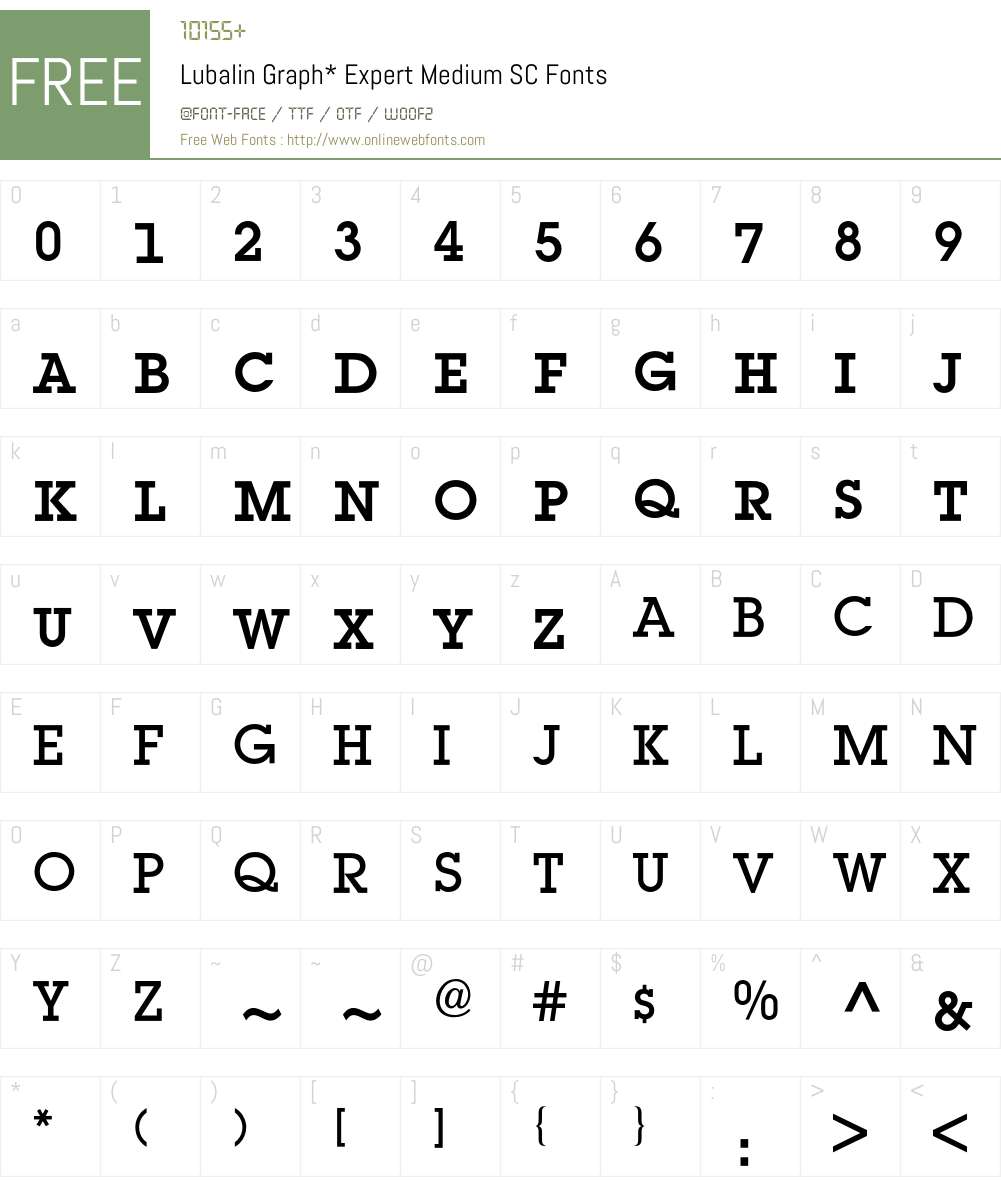 Lubalin Expert BQ Font Screenshots