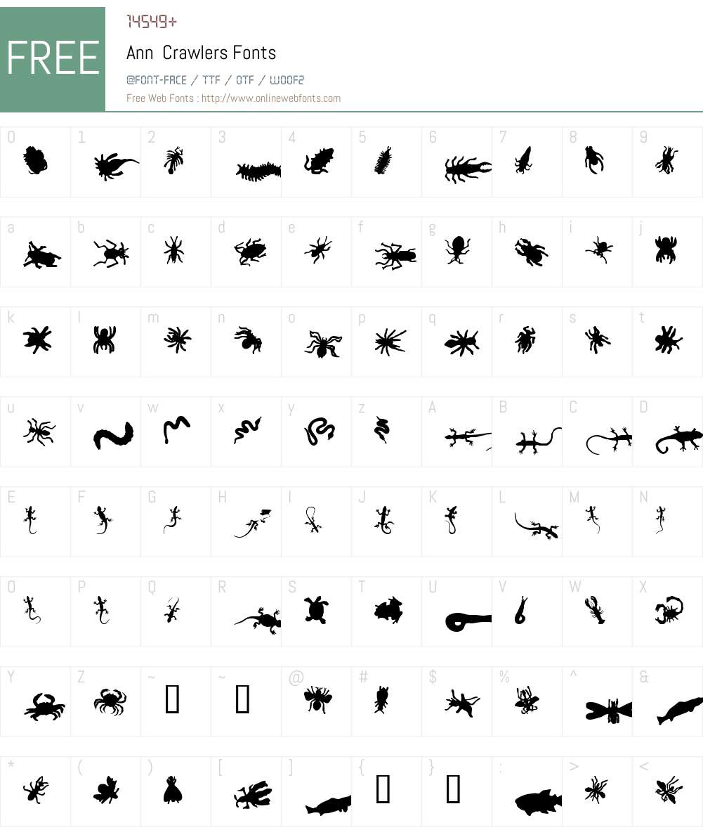 Ann Font Screenshots