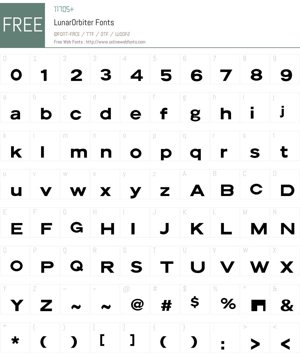 Lunar Font Screenshots