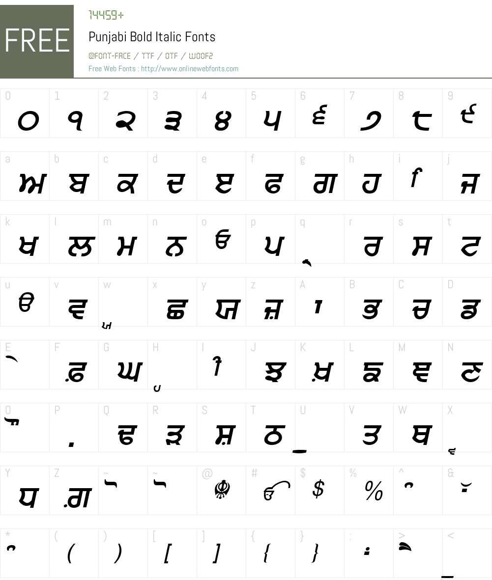 Punjabi Font Screenshots
