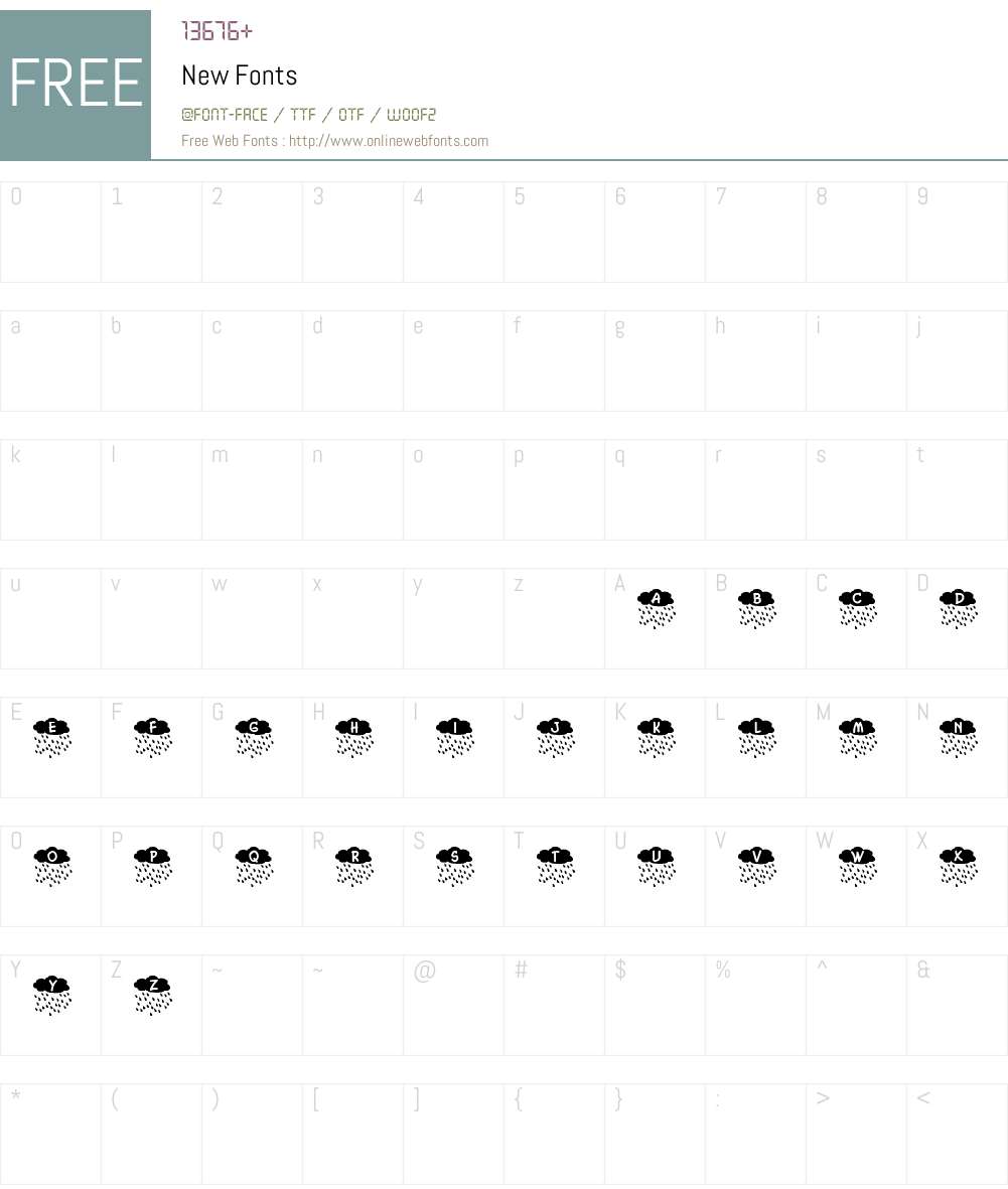New Font Screenshots