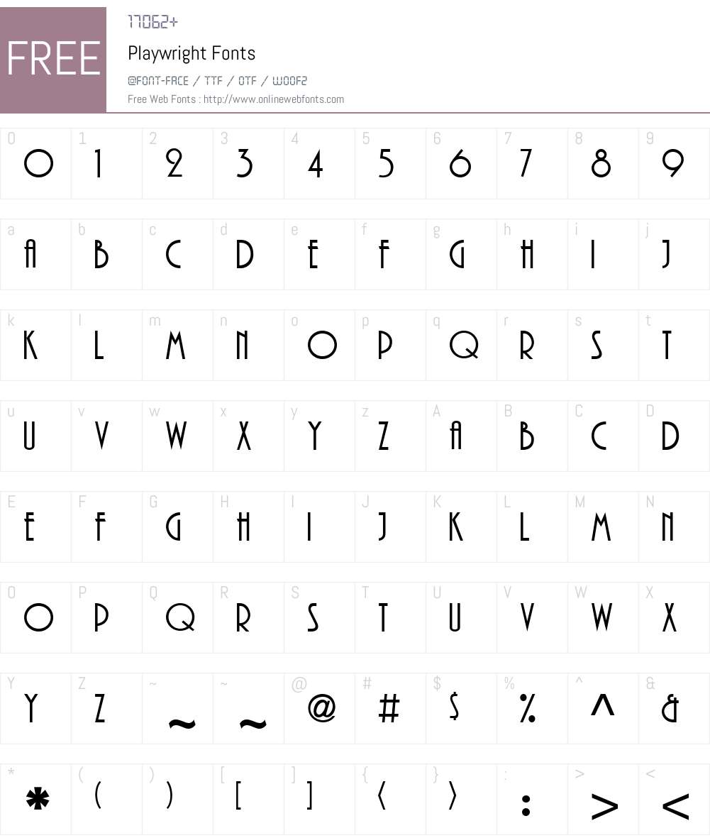 Playwright Font Screenshots