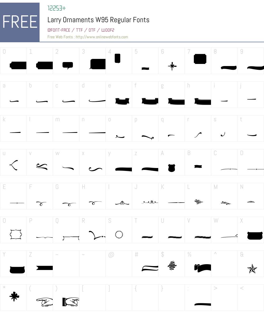 Larry Font Screenshots