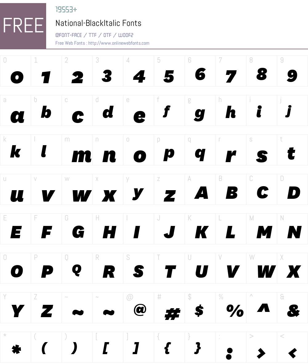 Copyright Klim Type Foundry Font Screenshots