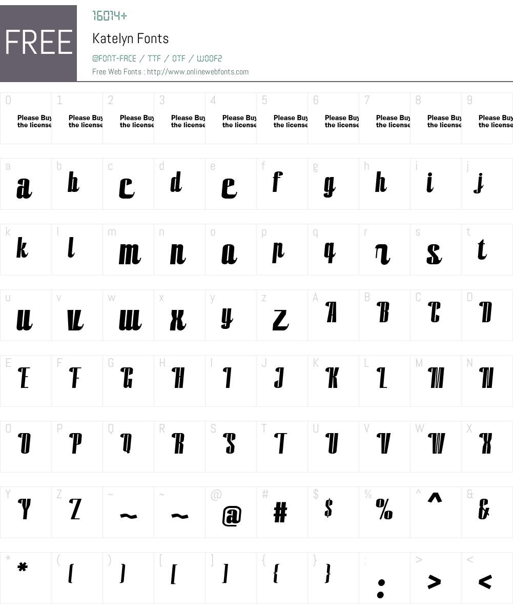 Katelyn 1.000;May 2, 2024;FontCreator 14.0.0.2901 64-bit Fonts Free ...