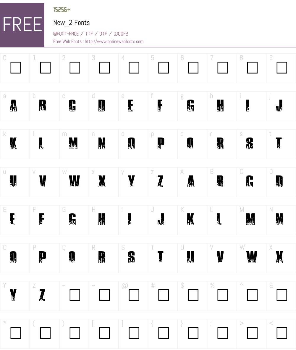 New_2 Font Screenshots