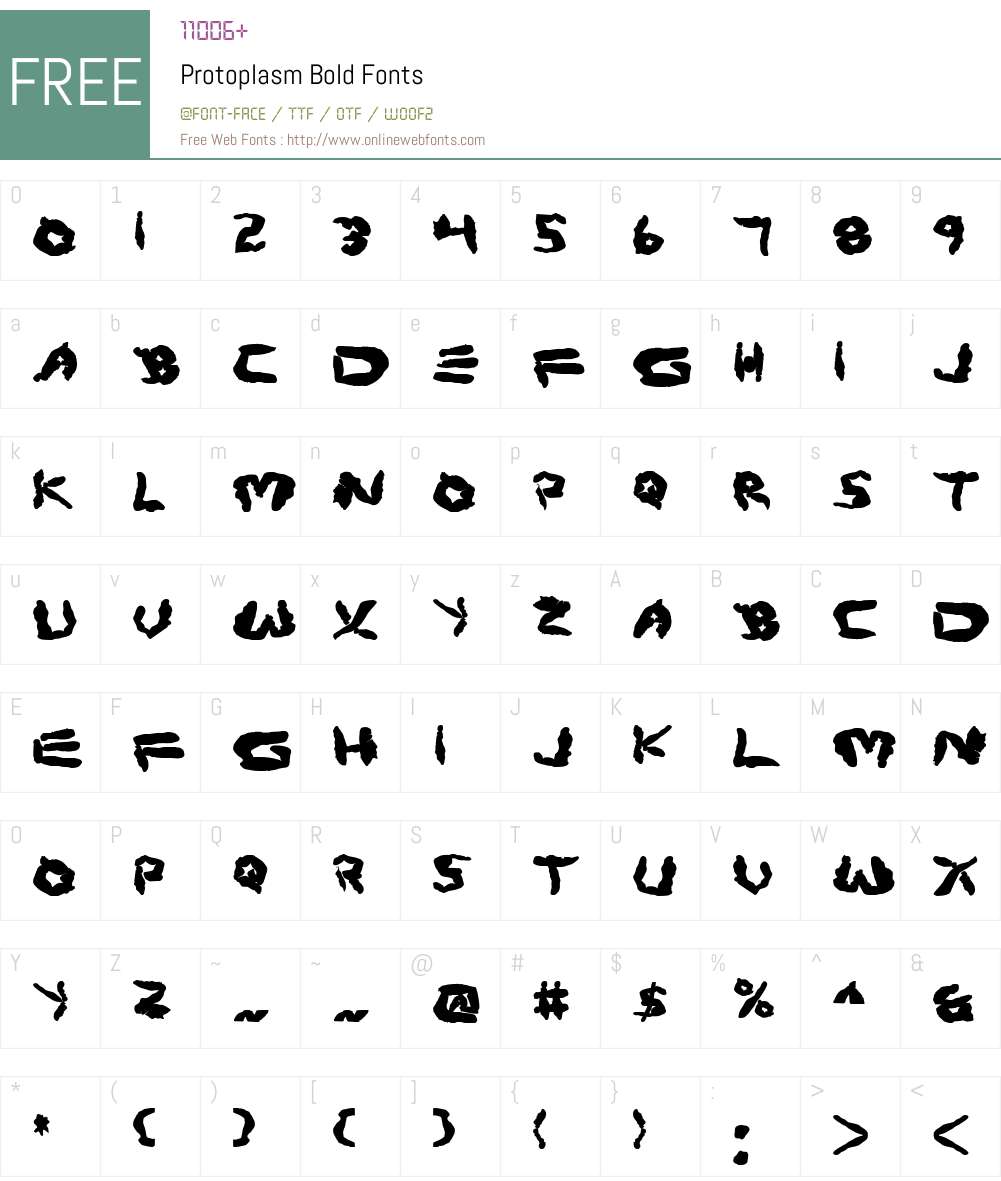 Protoplasm Bold Font Screenshots
