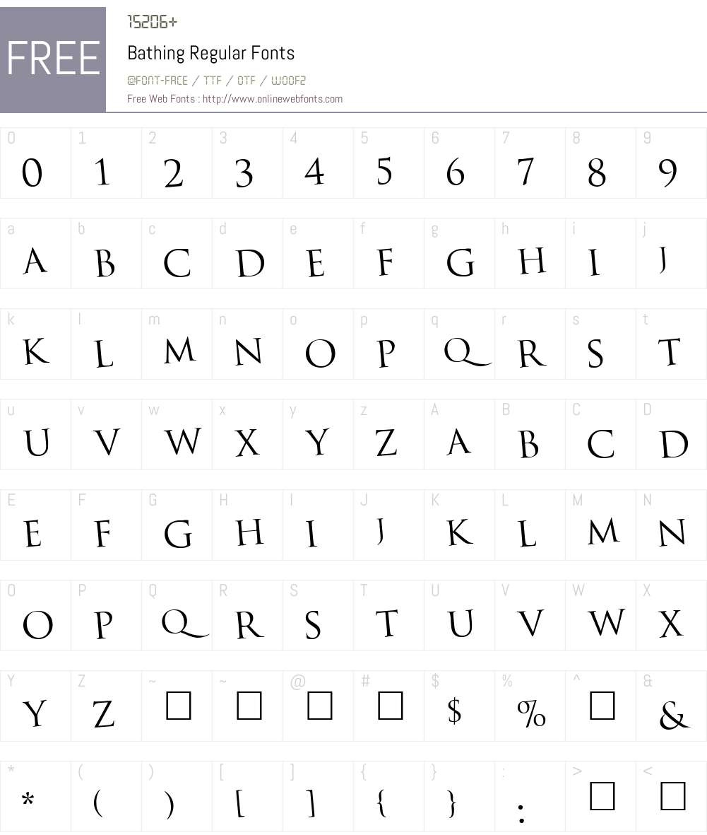 Bathing Regular V3 Altsys Metamorphosis:11/13/94 Fonts Free Download ...