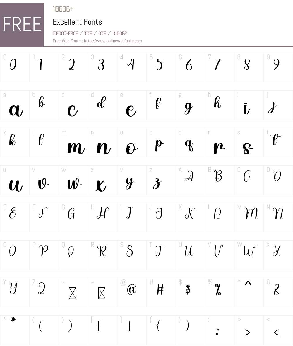 Excellent 1.002;Fontself Maker 3.5.8 Fonts Free Download ...
