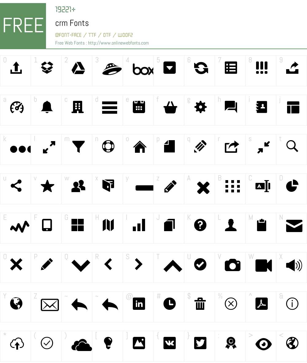 crm 1.0 Fonts Free Download - OnlineWebFonts.COM