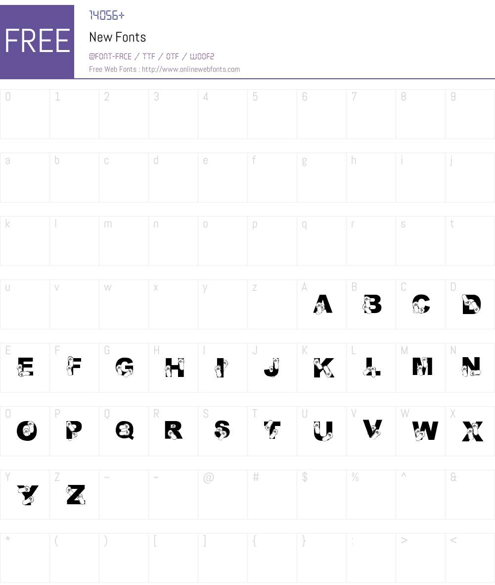 New Font Screenshots