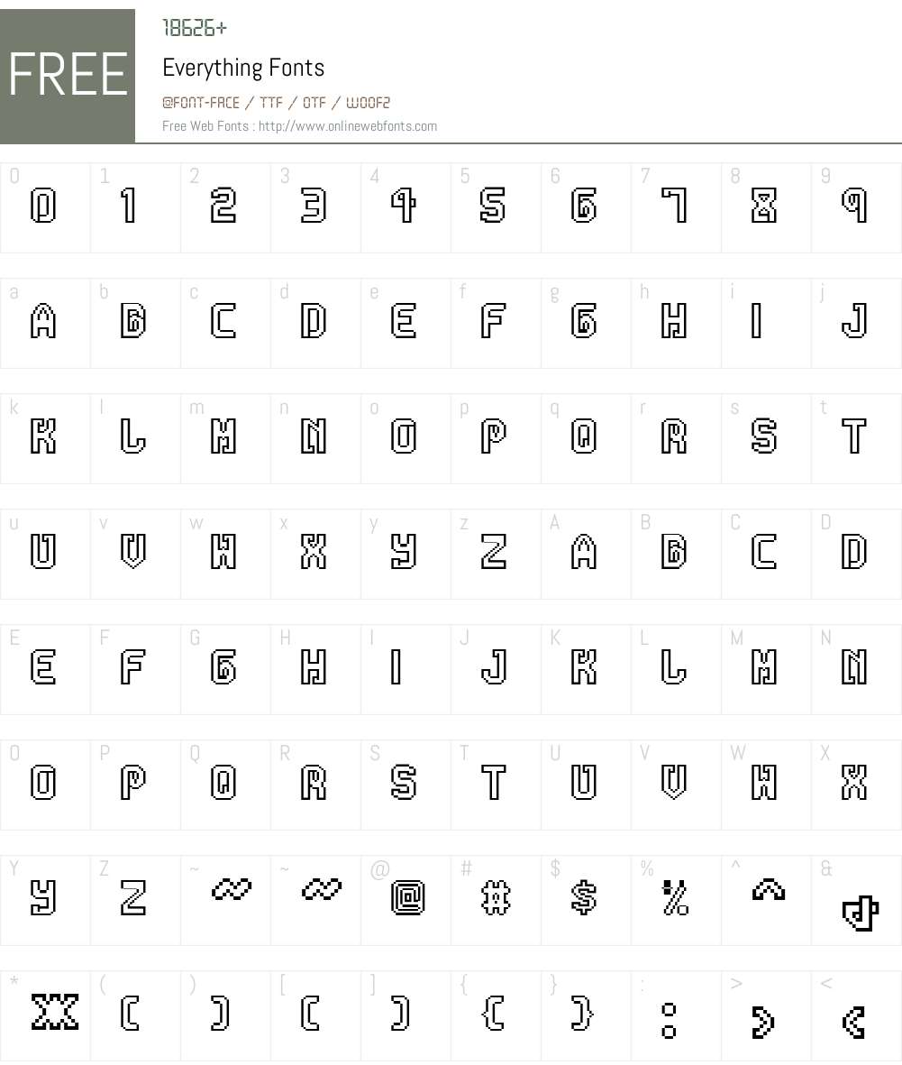 Everything Font Screenshots