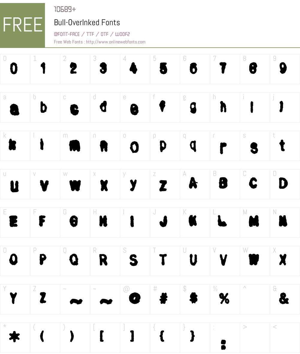 Bull Font Screenshots