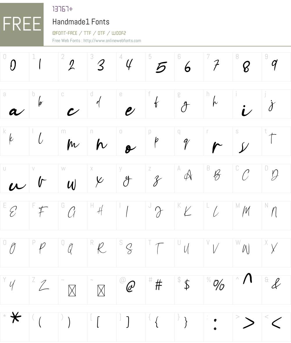 Handmade1 1.002;Fontself Maker 3.5.1 Fonts Free Download ...