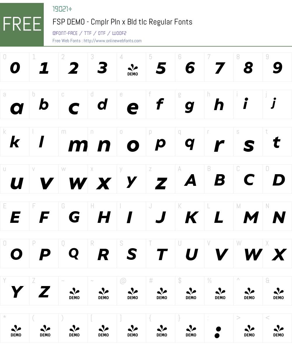 Spl28 Script Similar Font FSP DEMO - Cmplr Pln x Bld tlc 1.000;hotconv 1.0.109;makeotfexe 2.5. ...