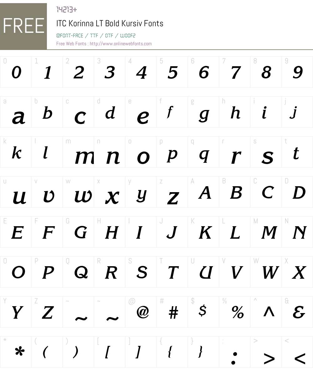 itc korinna font download for mac