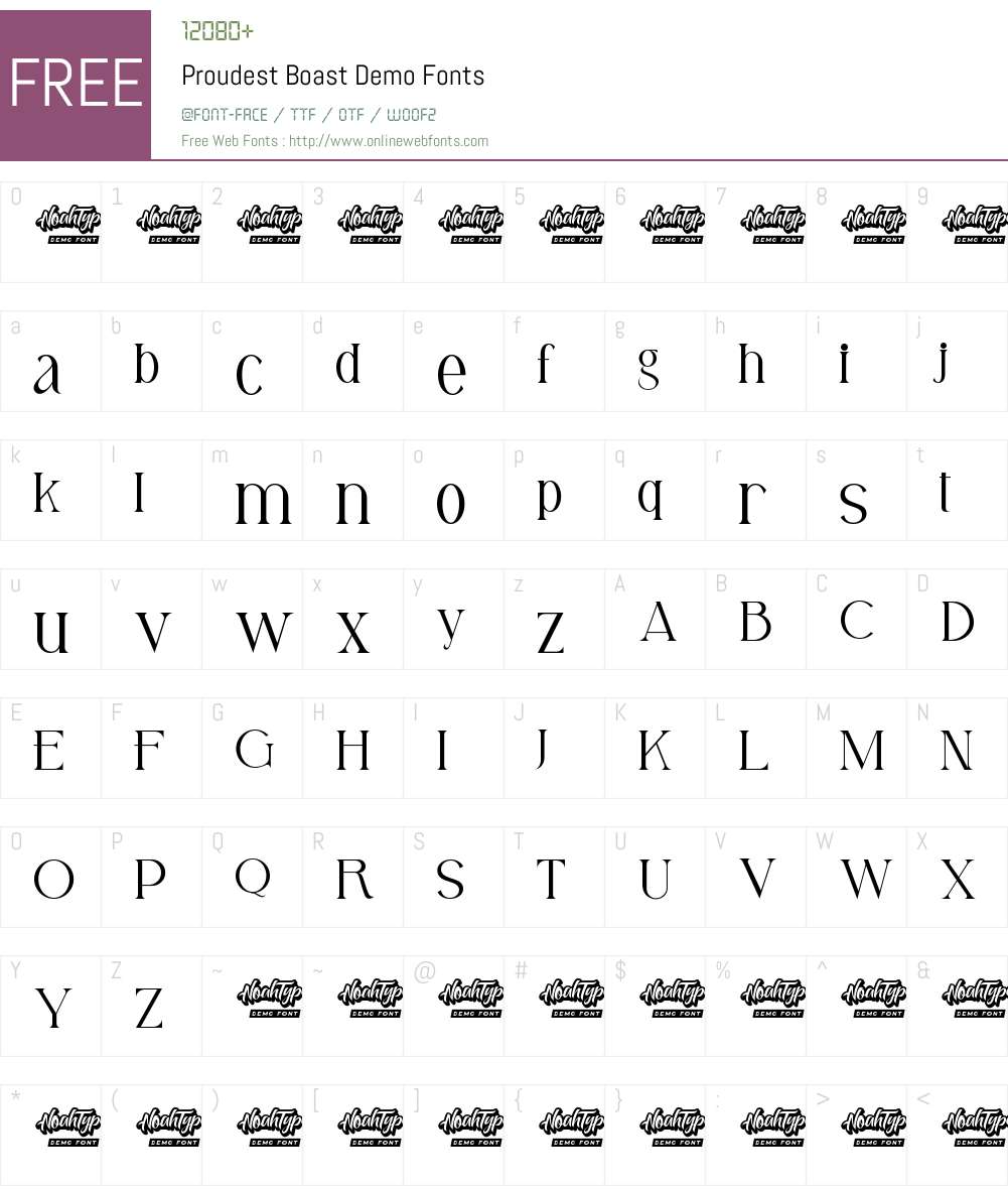 Proudest Boast Demo 1.002;Fontself Maker 3.5.4 Fonts Free Download ...