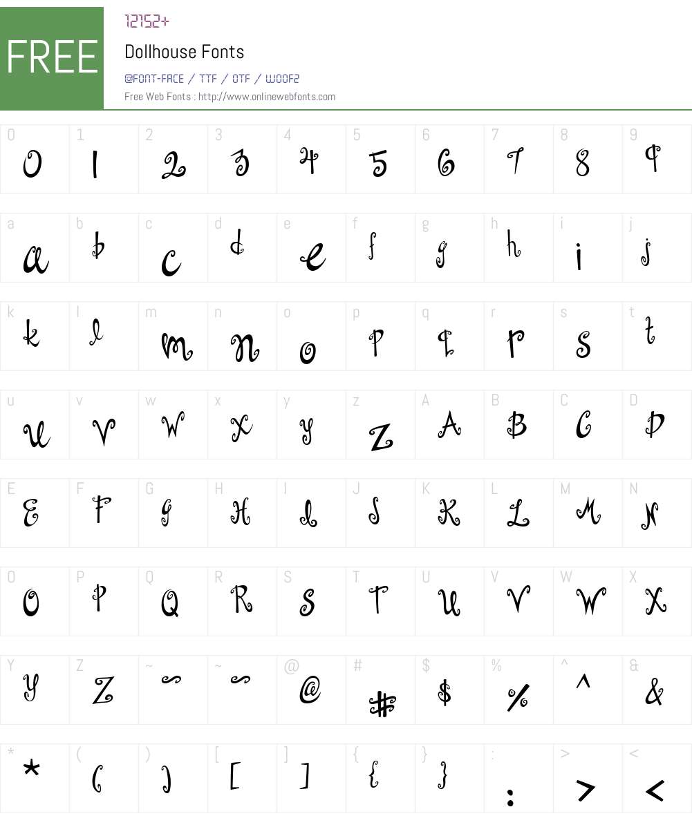 Dollhouse Macromedia Fontographer 4.1 12/26/97 Fonts Free Download