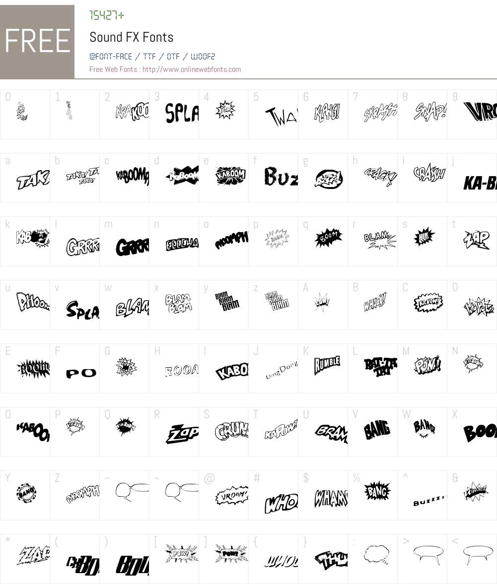 Sound FX 2003; initial release Fonts Free Download Sound FX 2003; initial release Fonts Free Download