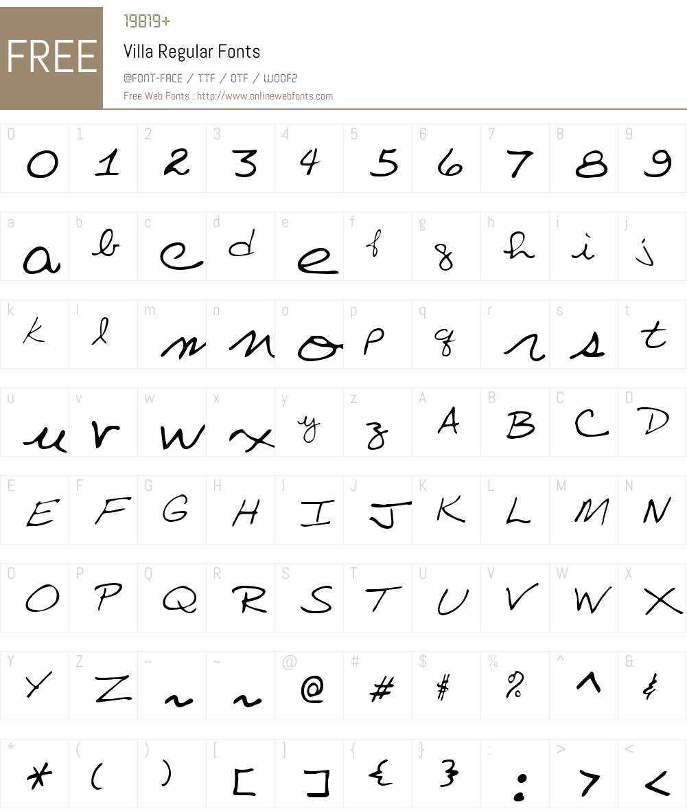 Villa Font Screenshots