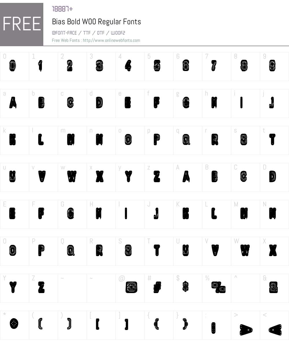 Bias Font Screenshots