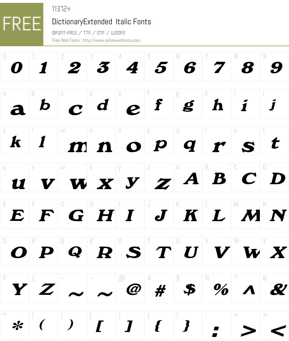 DictionaryExtended Font Screenshots