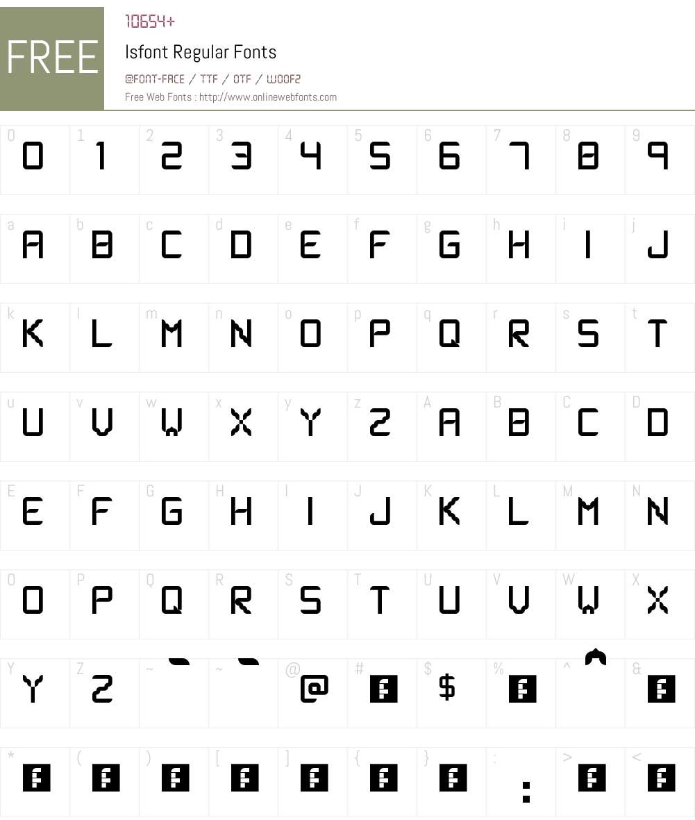 lsfont Font Screenshots