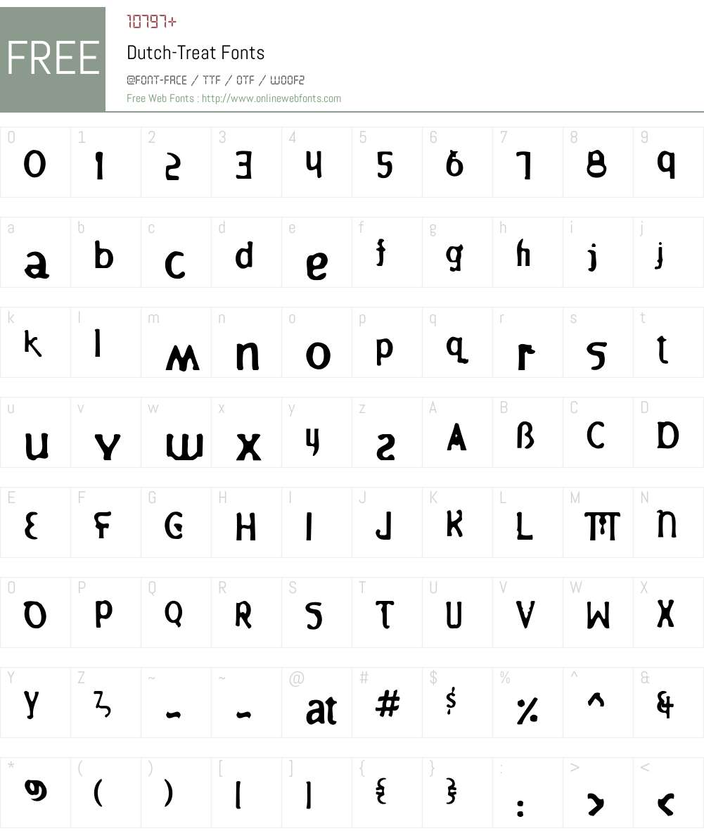 Dutch Font Screenshots