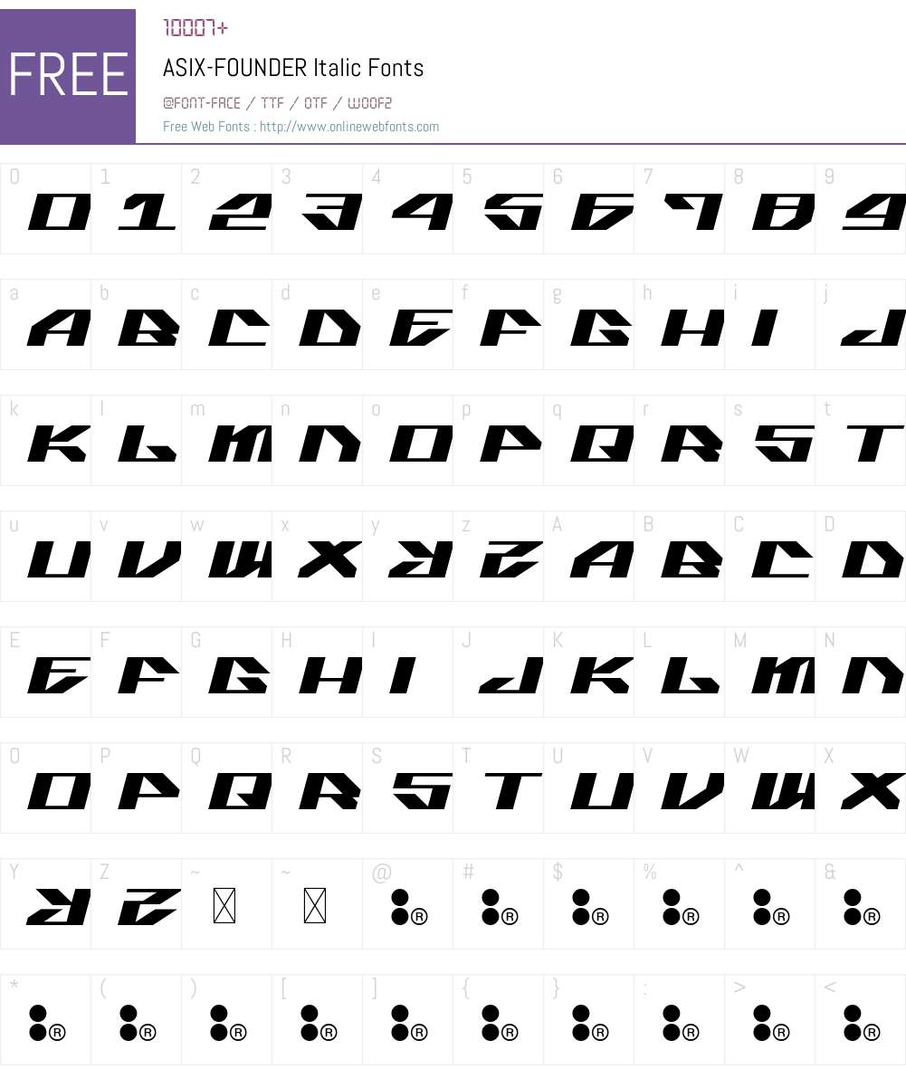 ASIX-FOUNDER 1.002;Fontself Maker 3.5.7 Fonts Free Download ...