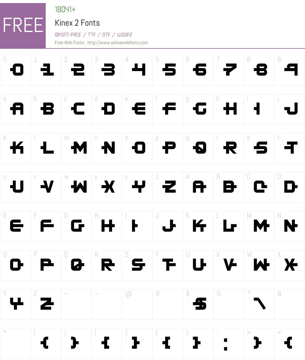 Kinex 2 V2 1 Fonts Free Download Onlinewebfonts Com