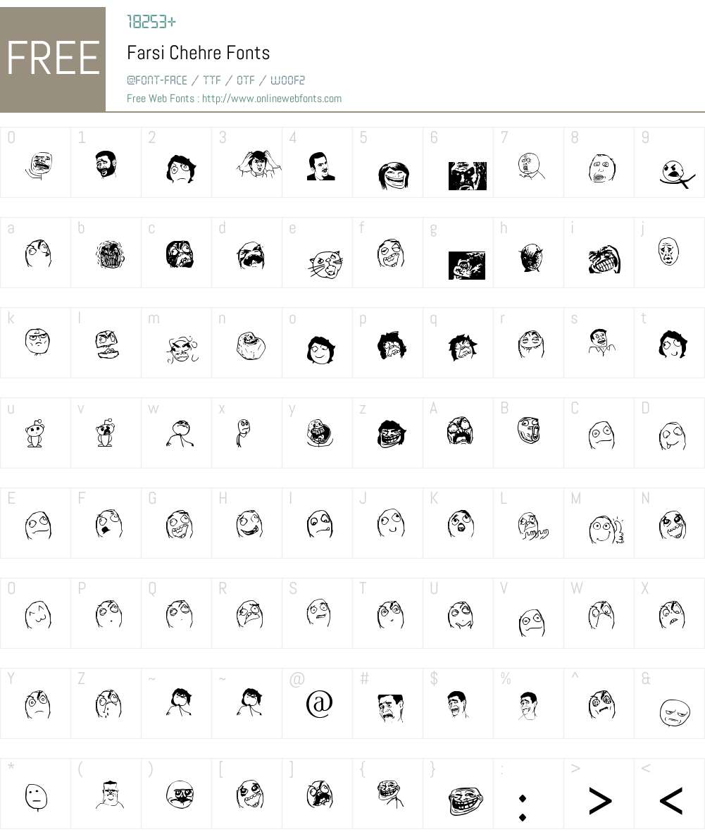 Far.Chehre Font Screenshots