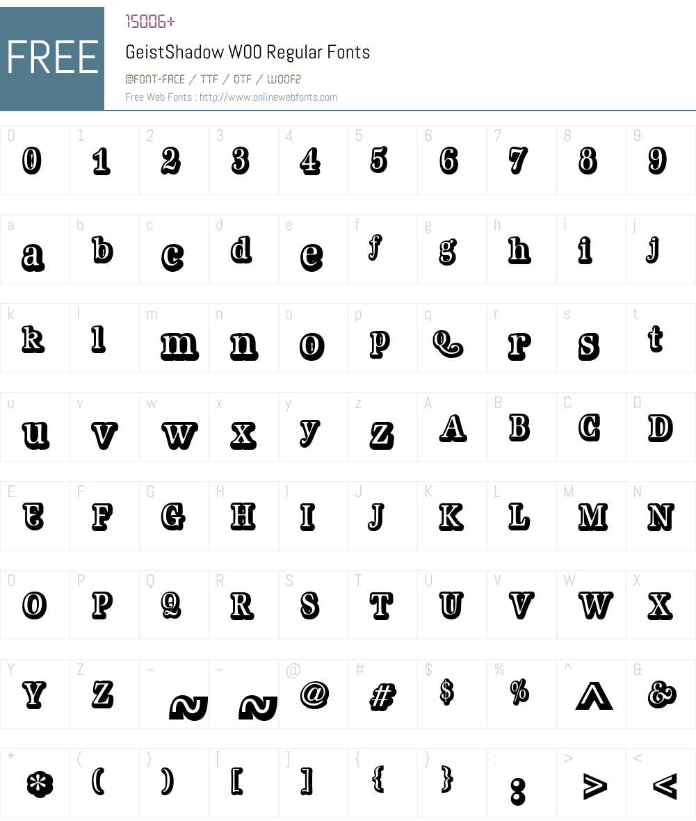 Geist Font Screenshots