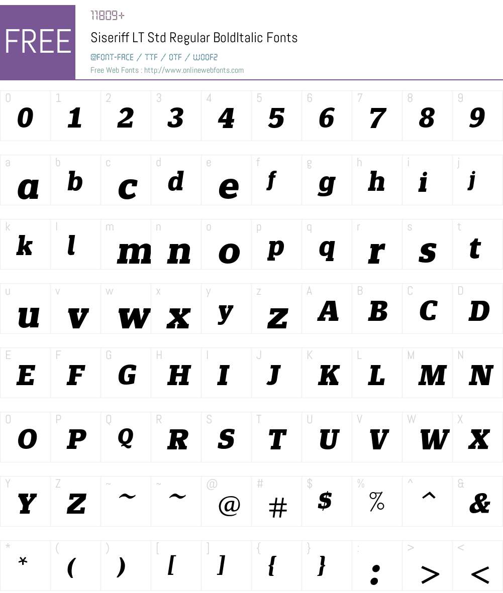 Siseriff LT Std Regular Font Screenshots