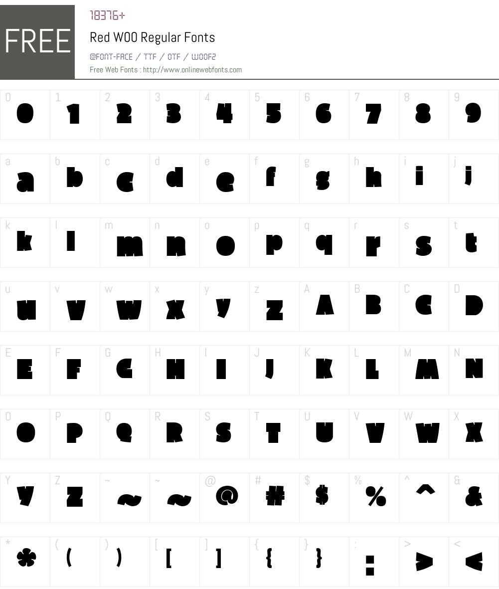 Red Font Screenshots