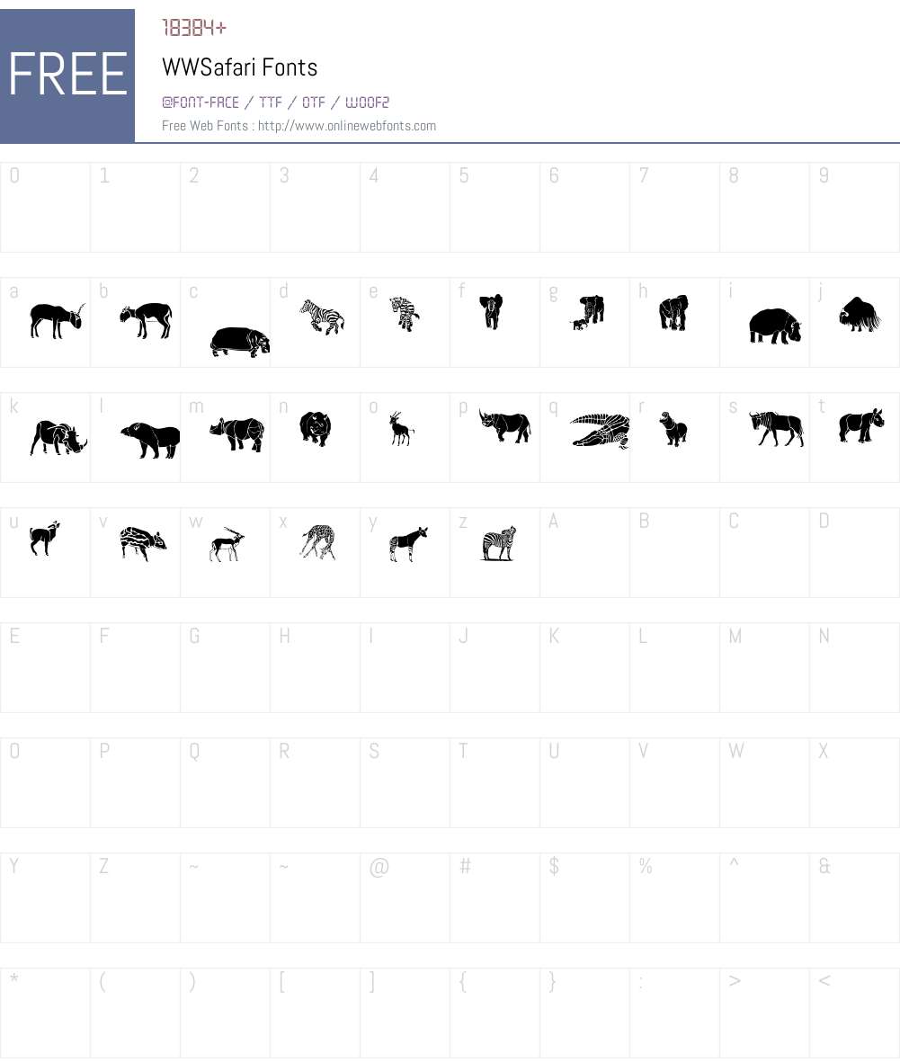 WWSafari Font Screenshots